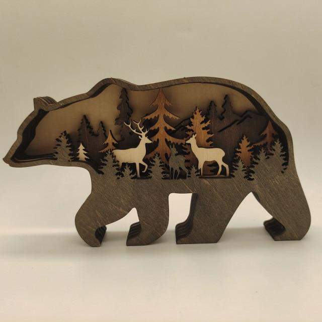 Forest Animals Wooden Ornament