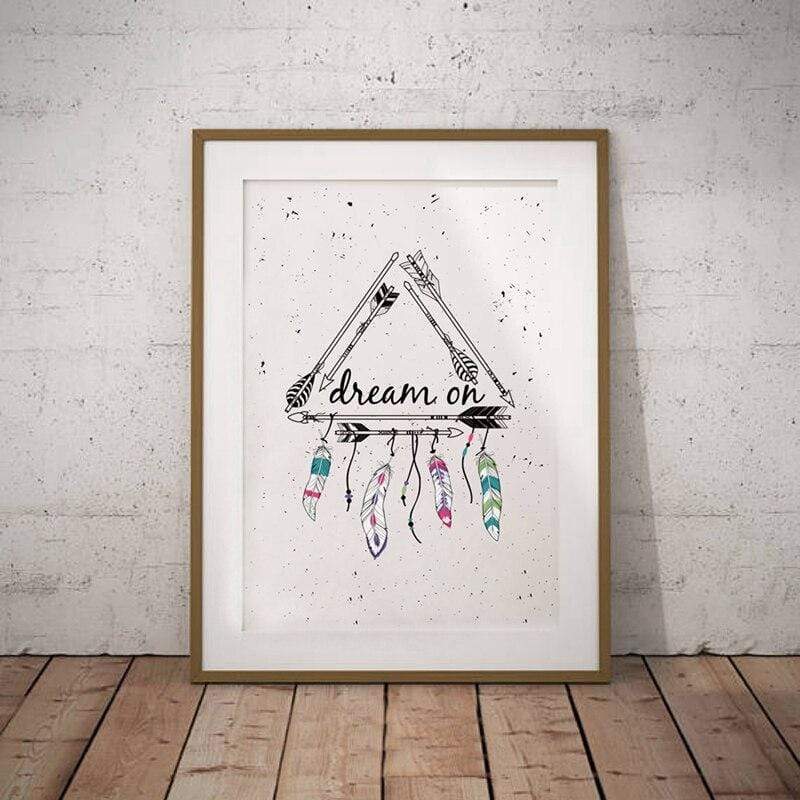 Free And Wild To Dream On Canvas Wall Art