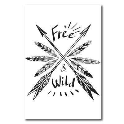 Free And Wild To Dream On Canvas Wall Art