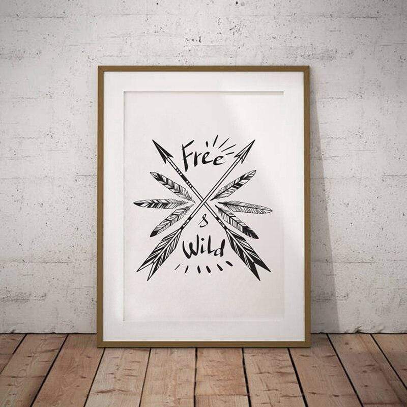 Free And Wild To Dream On Canvas Wall Art