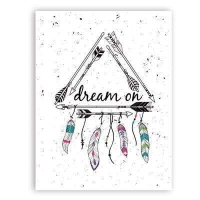 Free And Wild To Dream On Canvas Wall Art