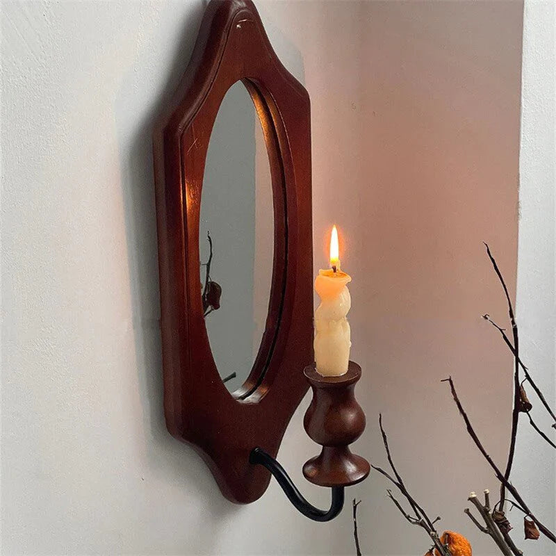 French Style Wooden Mirror