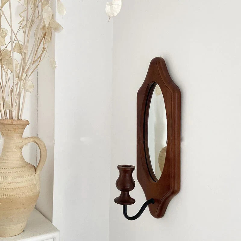 French Style Wooden Mirror