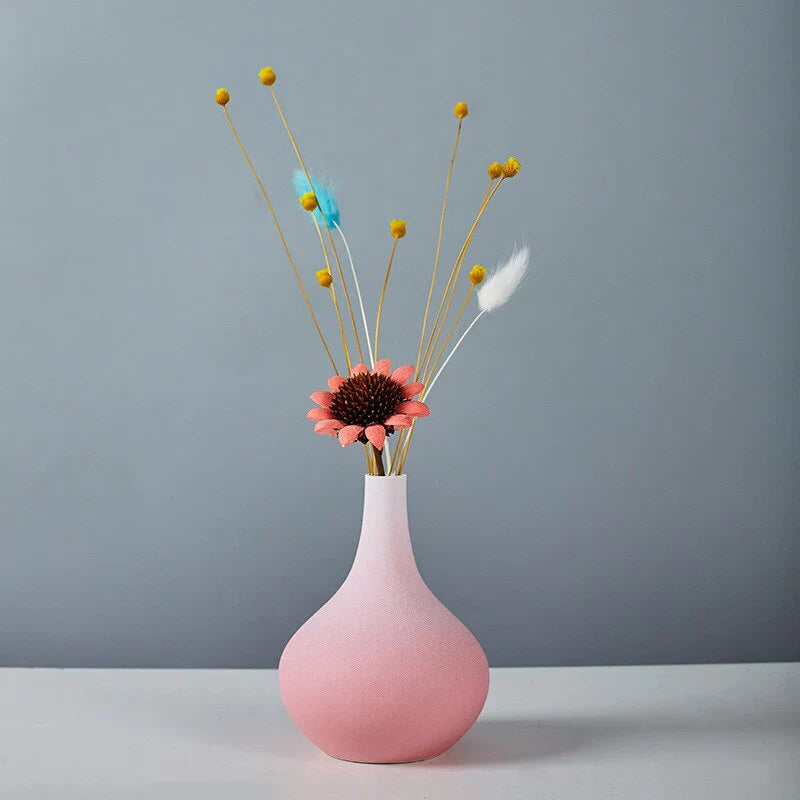 Frosted Pink Vase