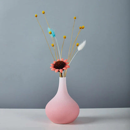 Frosted Pink Vase