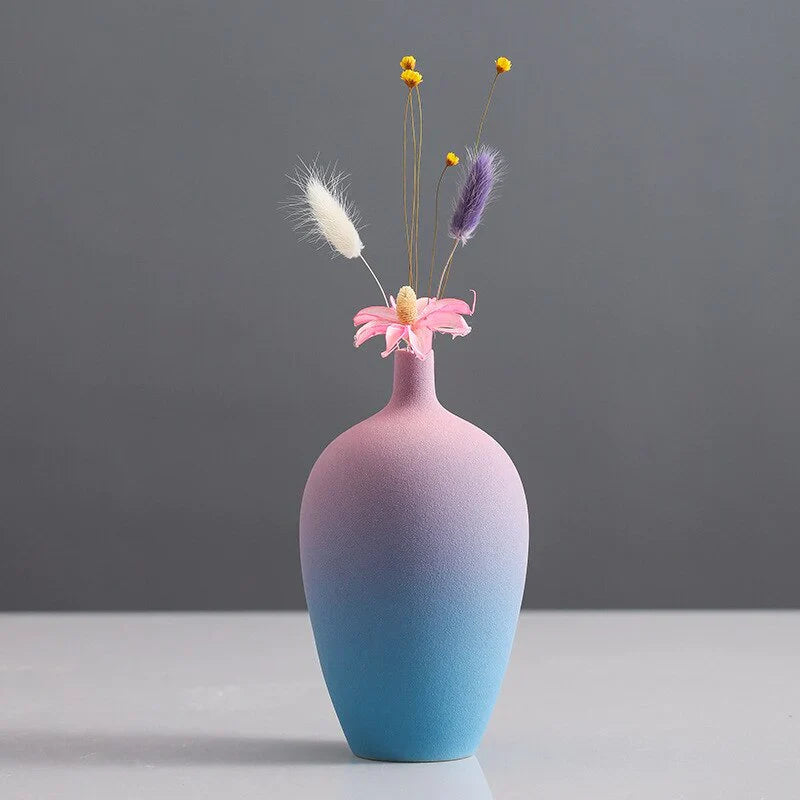 Frosted Sundown Vase