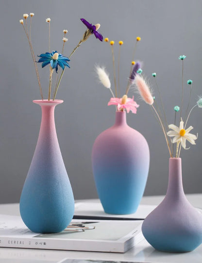 Frosted Sundown Vase