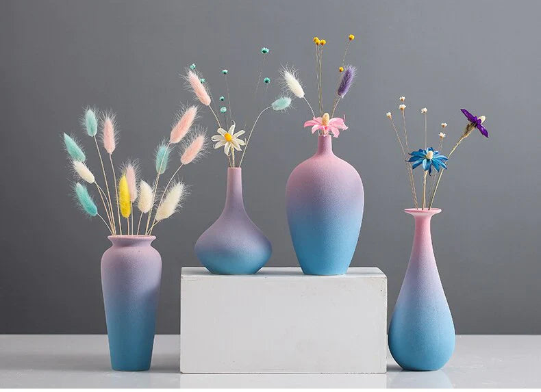 Frosted Sundown Vase