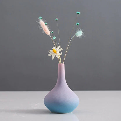 Frosted Sundown Vase