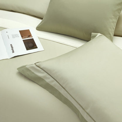 Oline Sage Green Luxury Egyptian Cotton Bedding Set