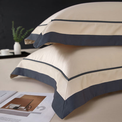 Oline Camel Beige Luxury Egyptian Cotton Bedding Set