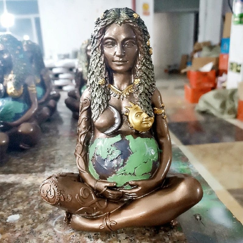 Gaia Mother Earth Art Statue