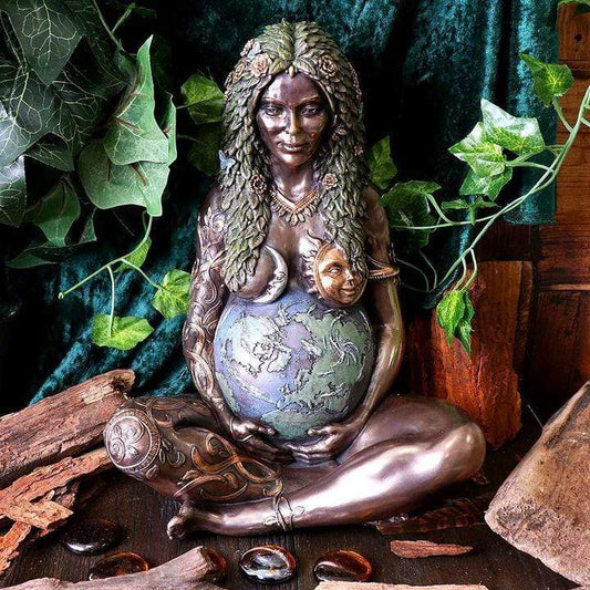 Gaia Mother Earth Art Statue