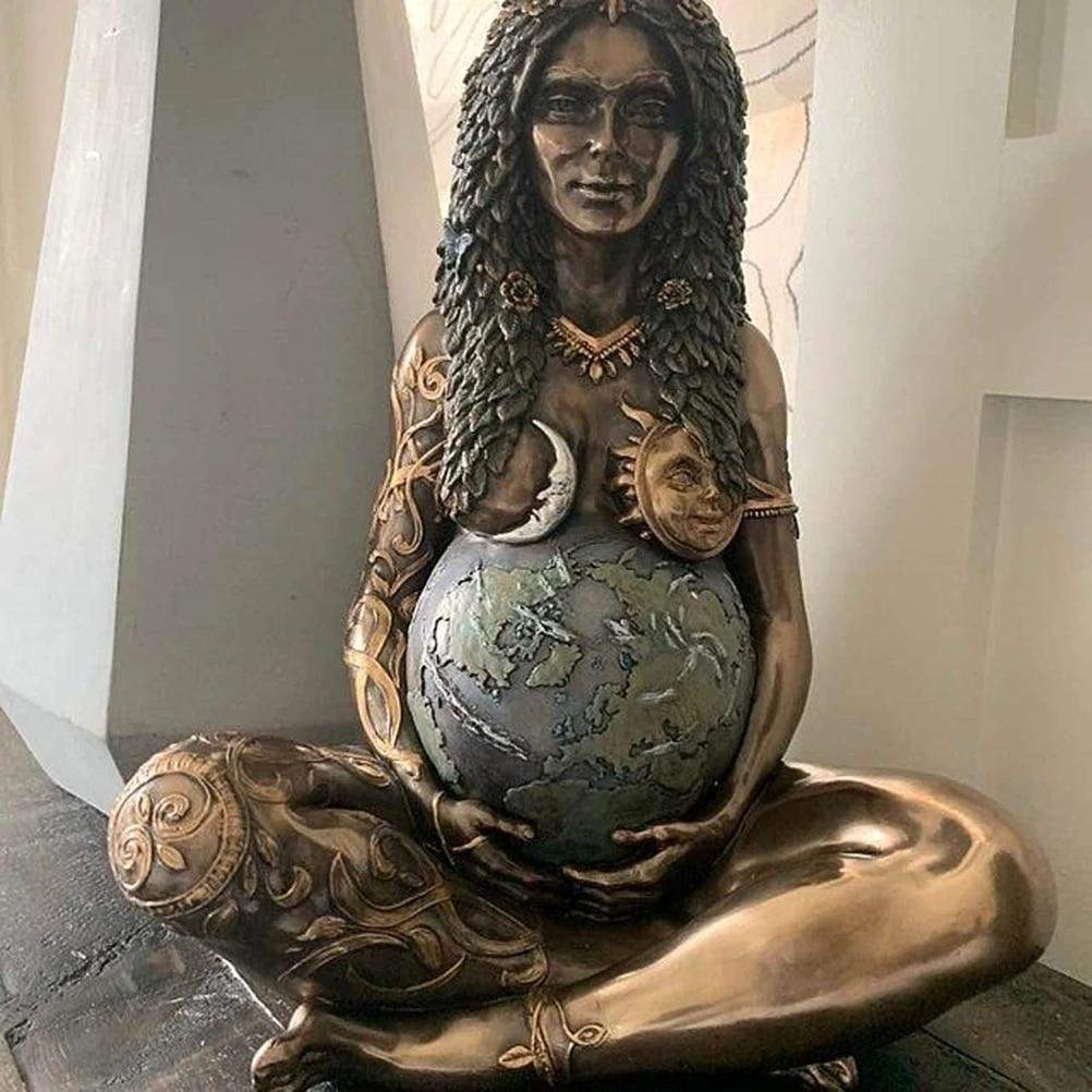 Gaia Mother Earth Art Statue