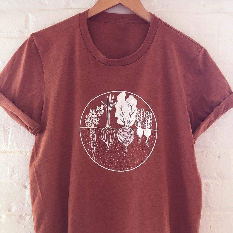 Garden Vegetable Vegan Tee Graphic Tee