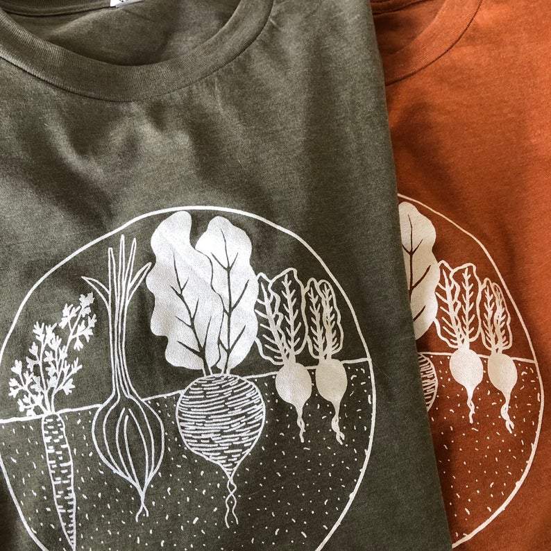 Garden Vegetable Vegan Tee Graphic Tee