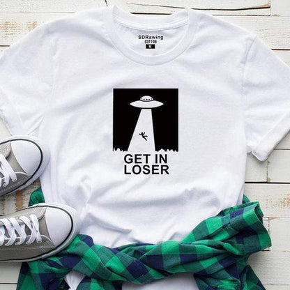 Get In Loser Ufo Graphic Tee