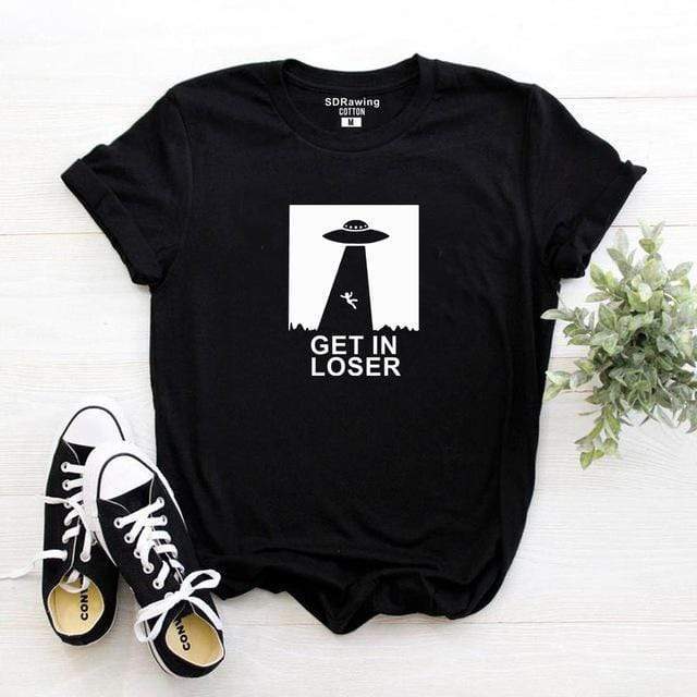 Get In Loser Ufo Graphic Tee