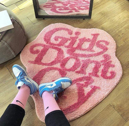 Girls Don't Cry Rug Rugs