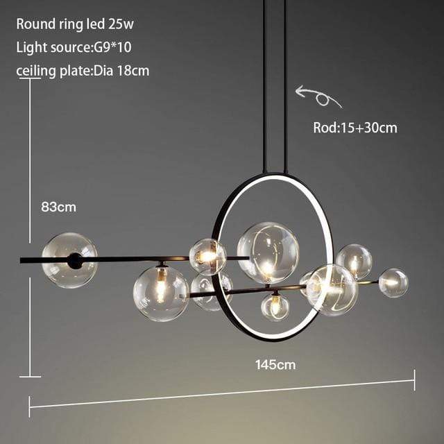 Glass Bubble Chandelier