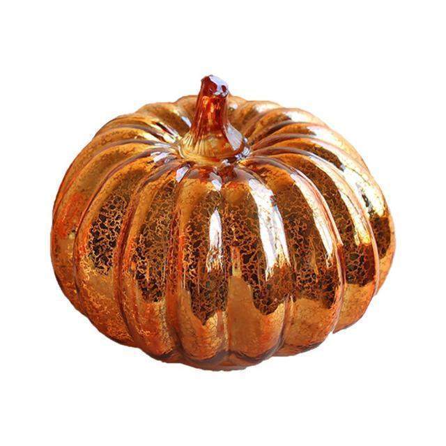 Glass Luminous Pumpkin Lamp