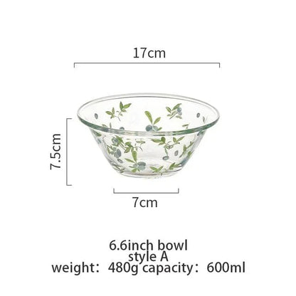 Glass Mixing Bowl Dining Bowls