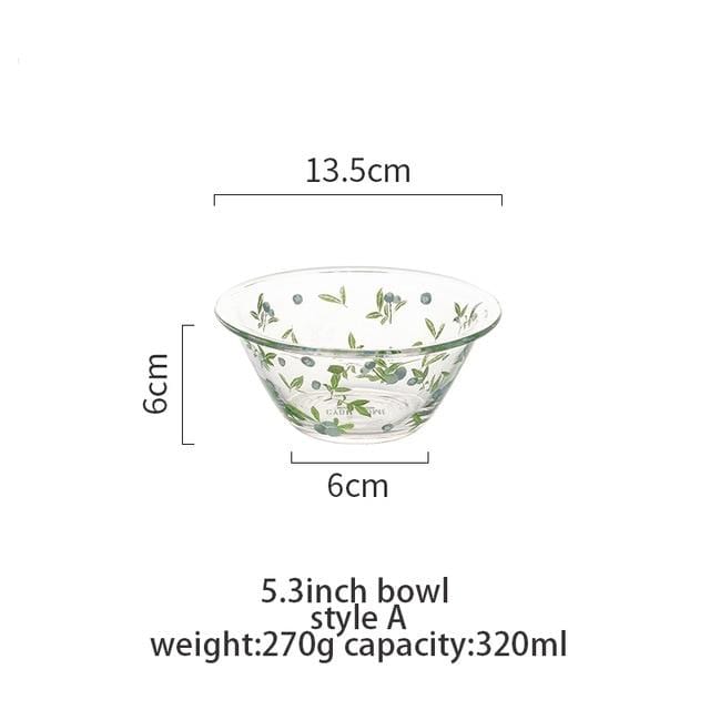 Glass Mixing Bowl Dining Bowls