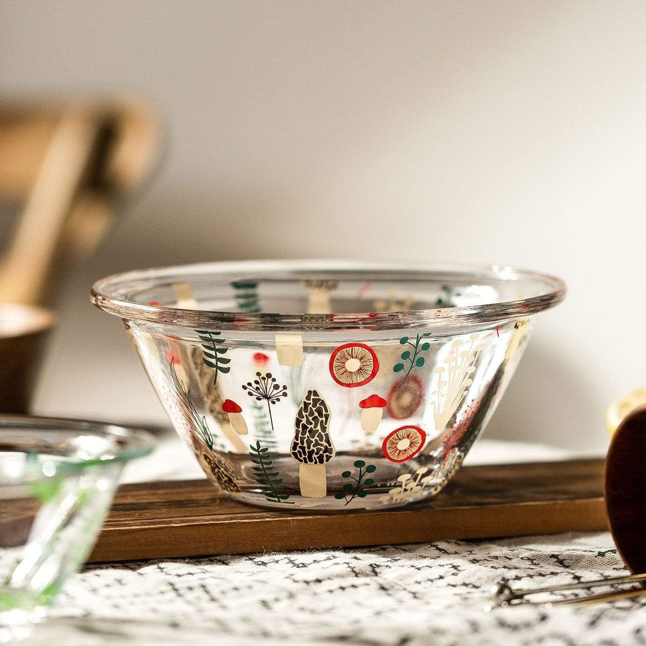 Glass Mixing Bowl Dining Bowls