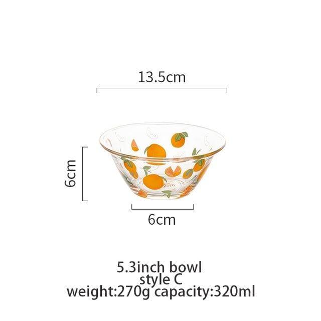 Glass Mixing Bowl Dining Bowls