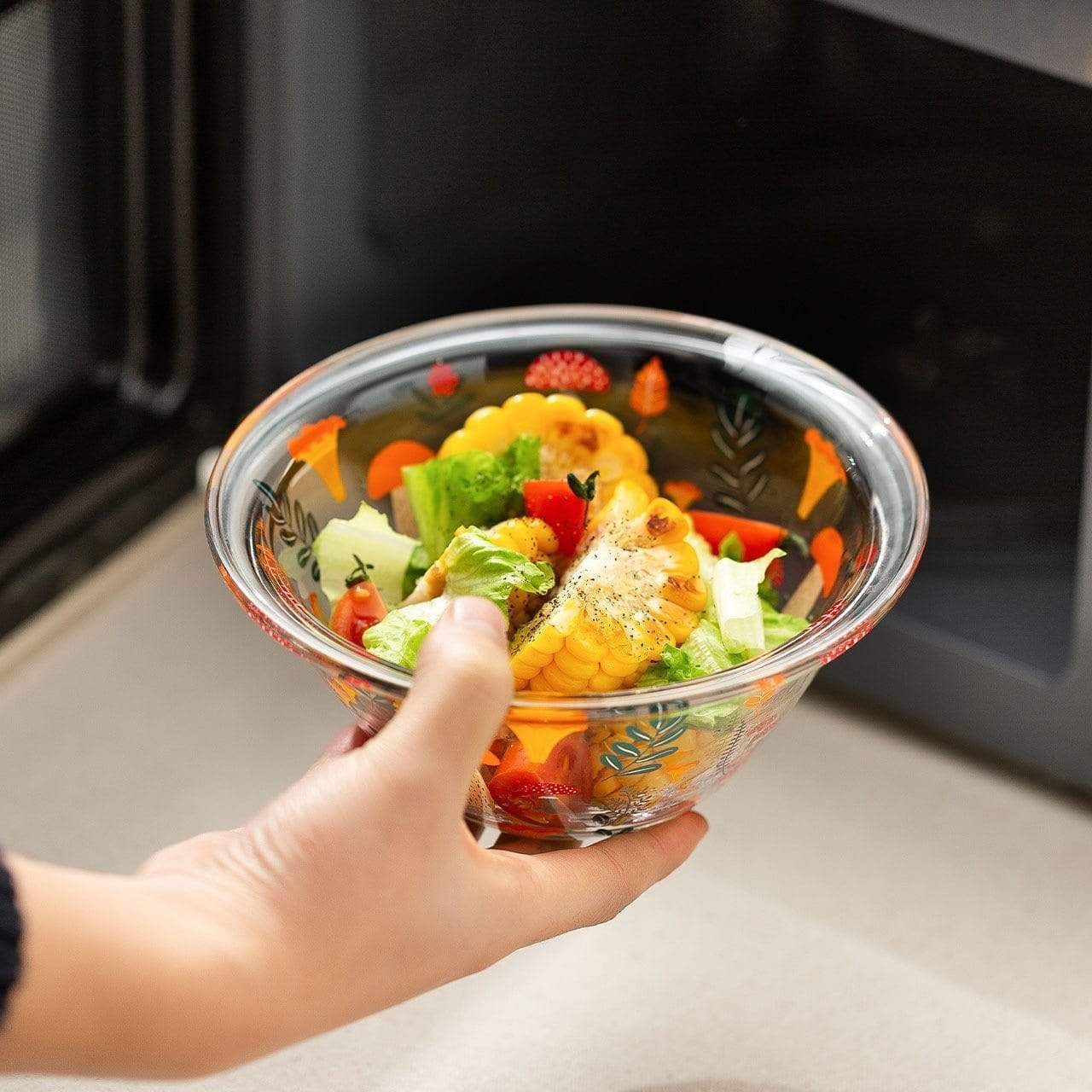 Glass Mixing Bowl Dining Bowls