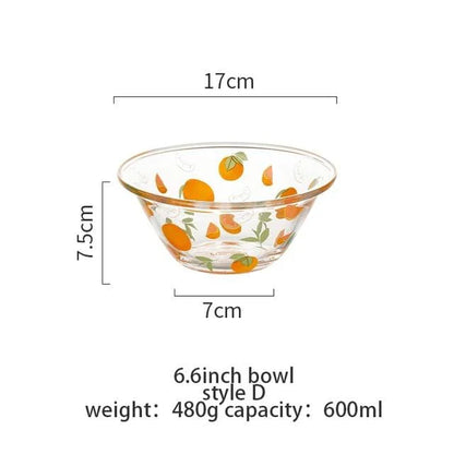 Glass Mixing Bowl Dining Bowls