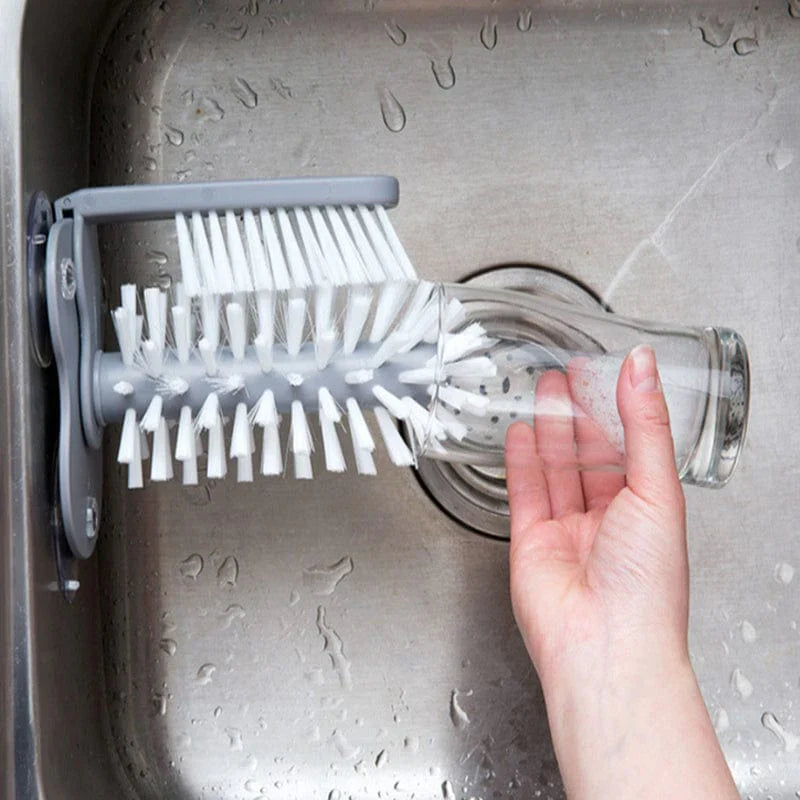 Glass Scrubber Cleaner Brush