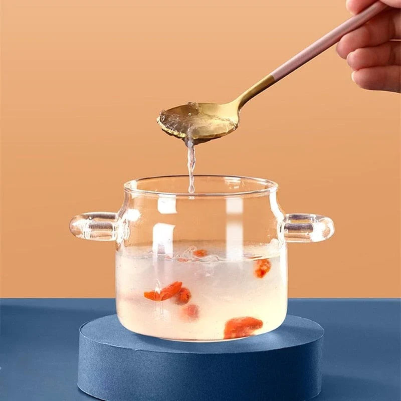 Glass Small Stew Pot