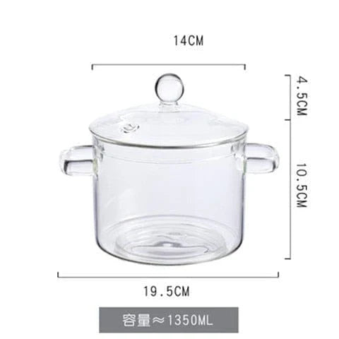 Glass Small Stew Pot