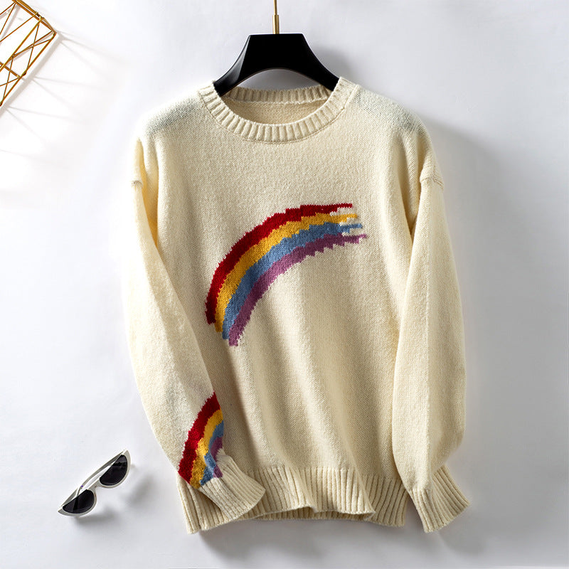 Sopra il maglione arcobaleno