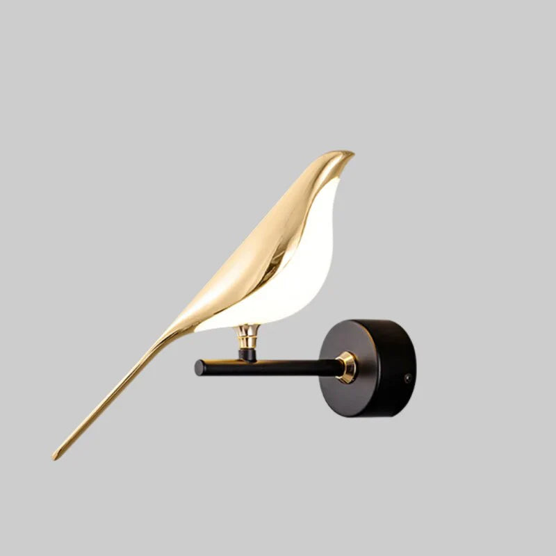 Gold Birds Wall Sconce Light