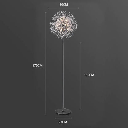 Gold Dandelion Floor Lamp