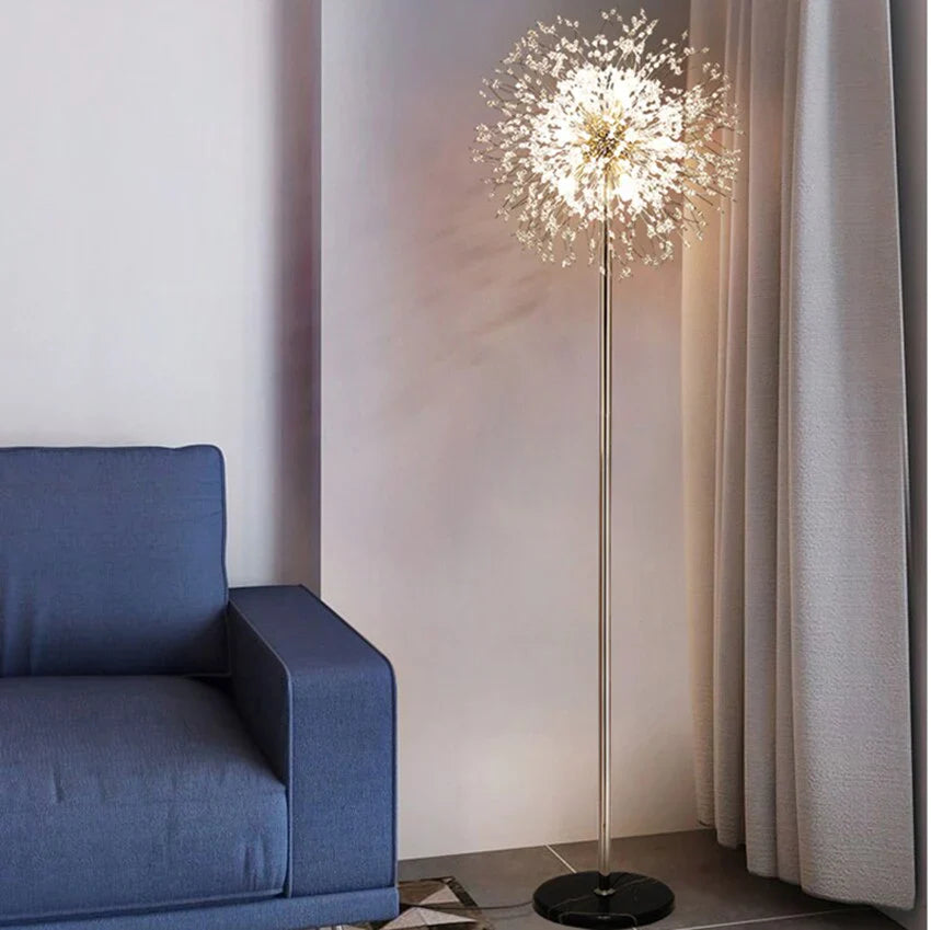 Gold Dandelion Floor Lamp