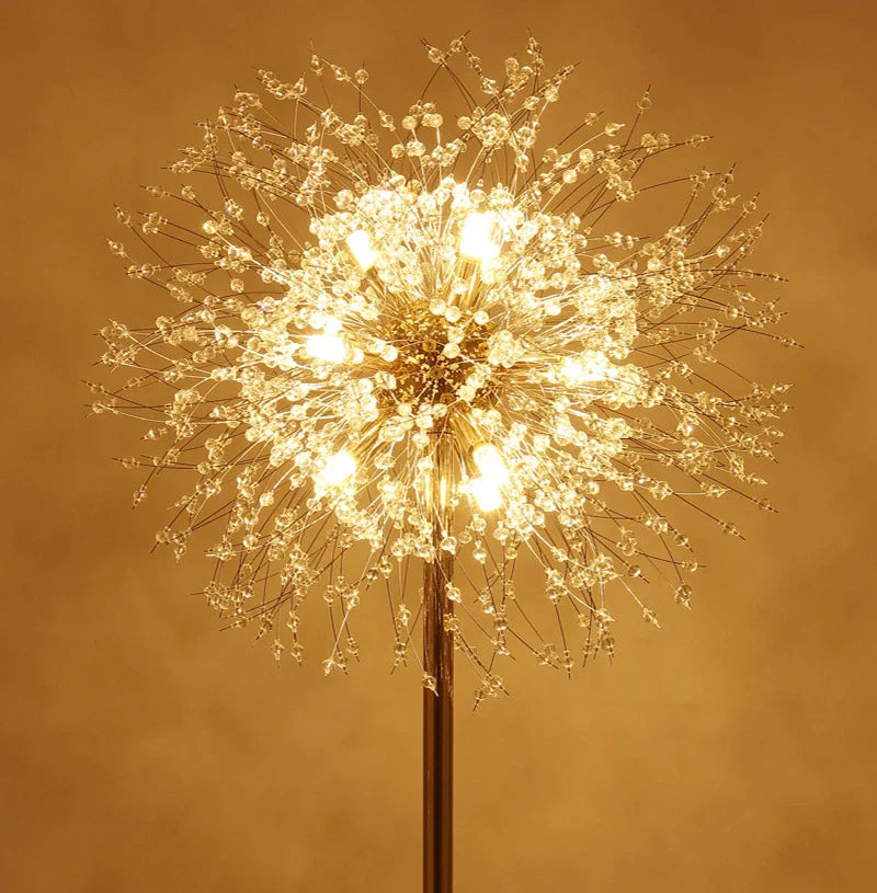 Gold Dandelion Floor Lamp