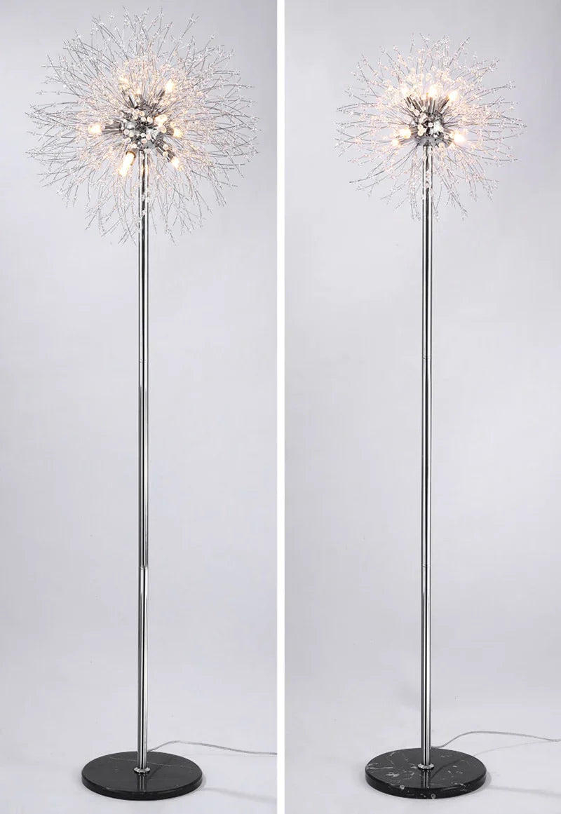 Gold Dandelion Floor Lamp