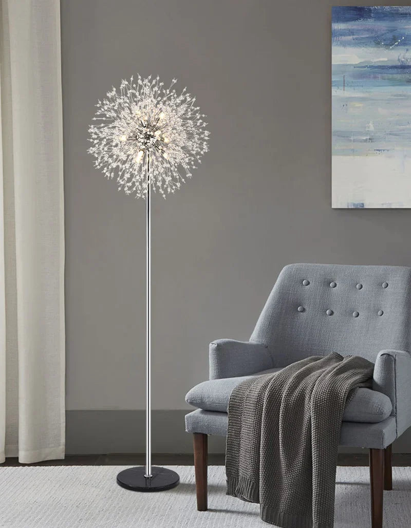 Gold Dandelion Floor Lamp