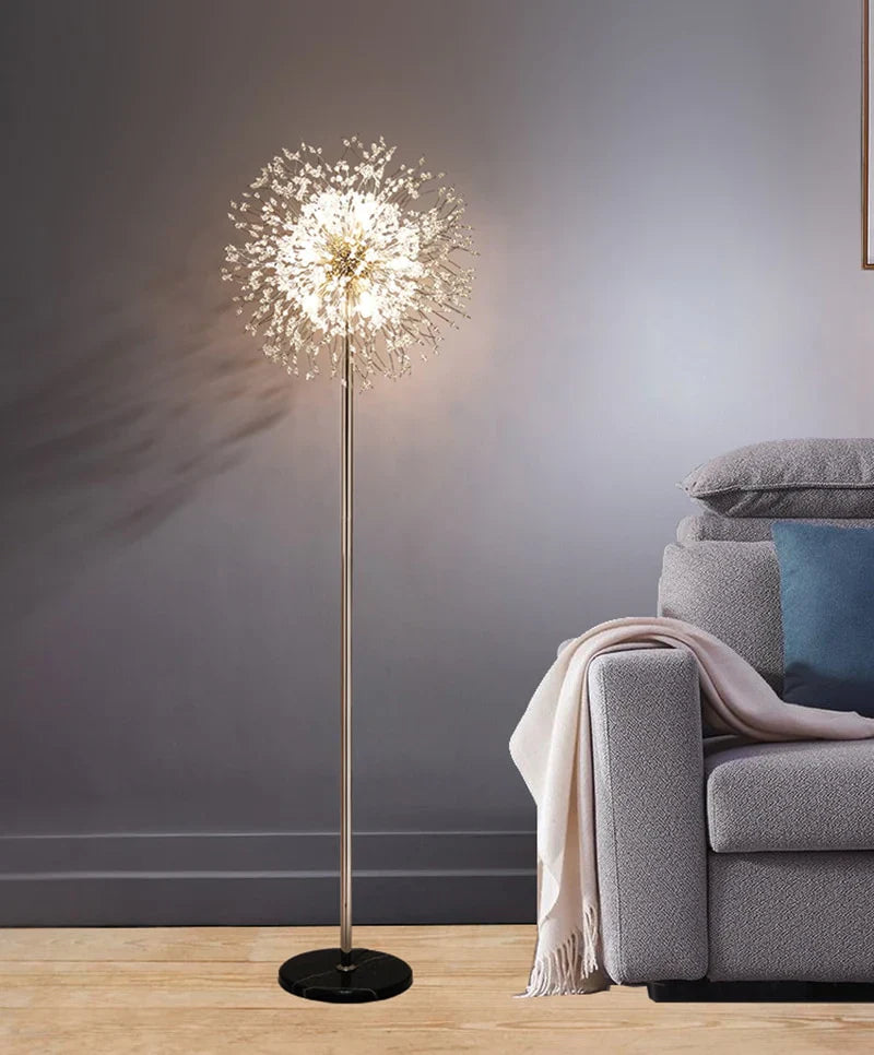 Gold Dandelion Floor Lamp