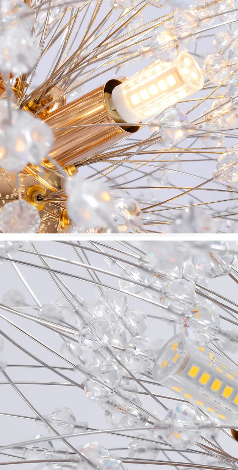 Gold Dandelion Floor Lamp