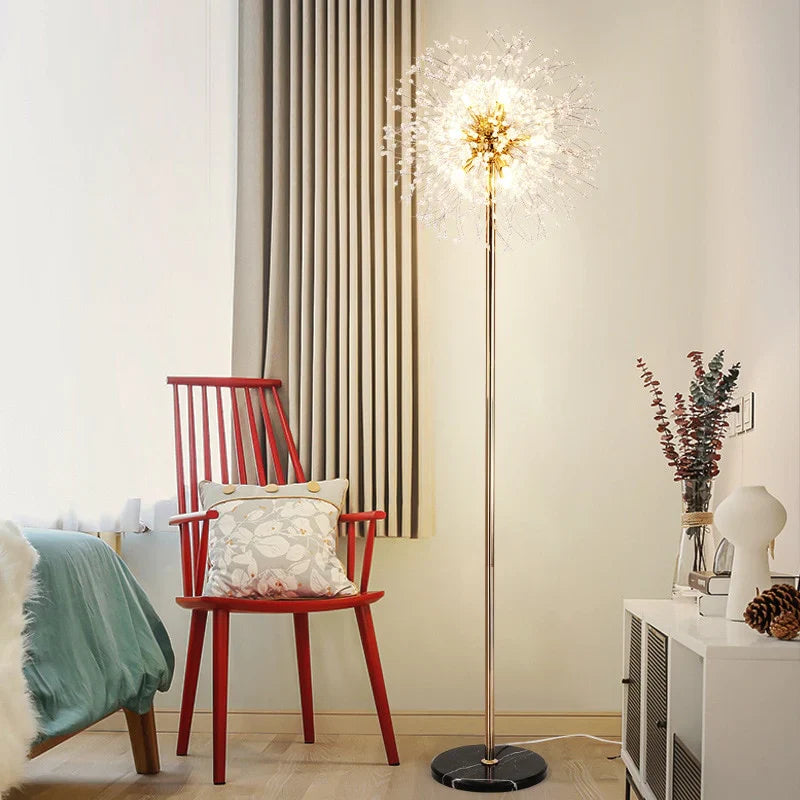 Gold Dandelion Floor Lamp