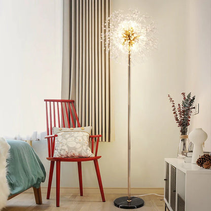 Gold Dandelion Floor Lamp