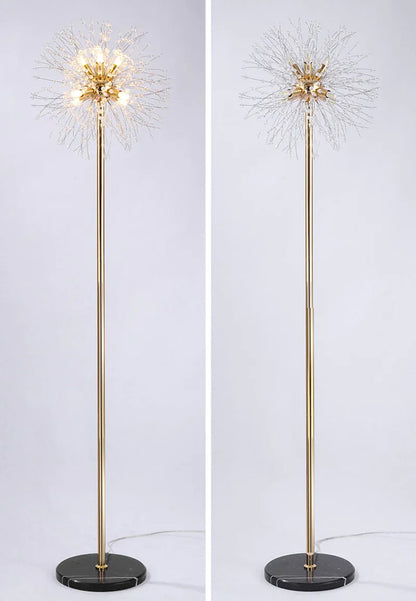 Gold Dandelion Floor Lamp