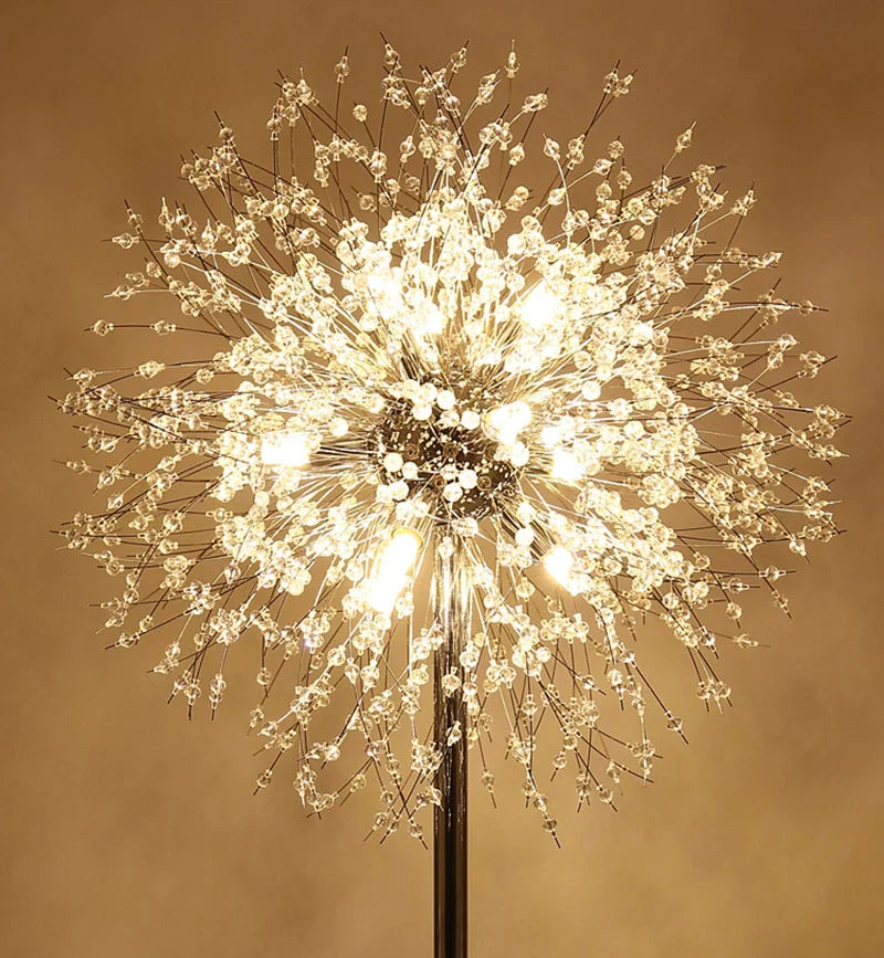 Gold Dandelion Floor Lamp