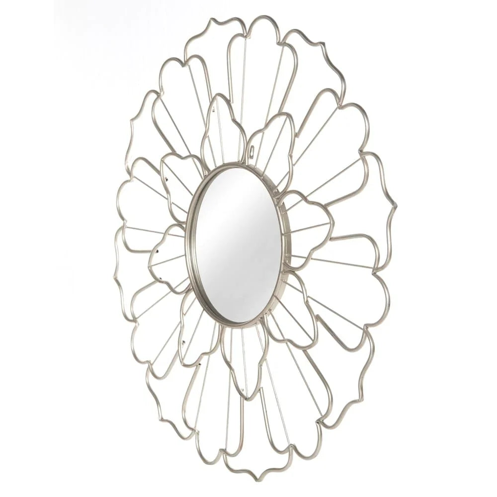 Gold Flower Wall Mirror