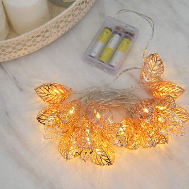 Gold Leaf String Lights