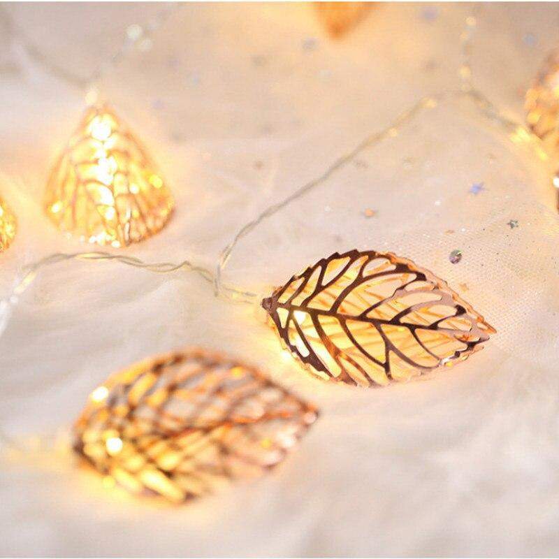 Gold Leaf String Lights